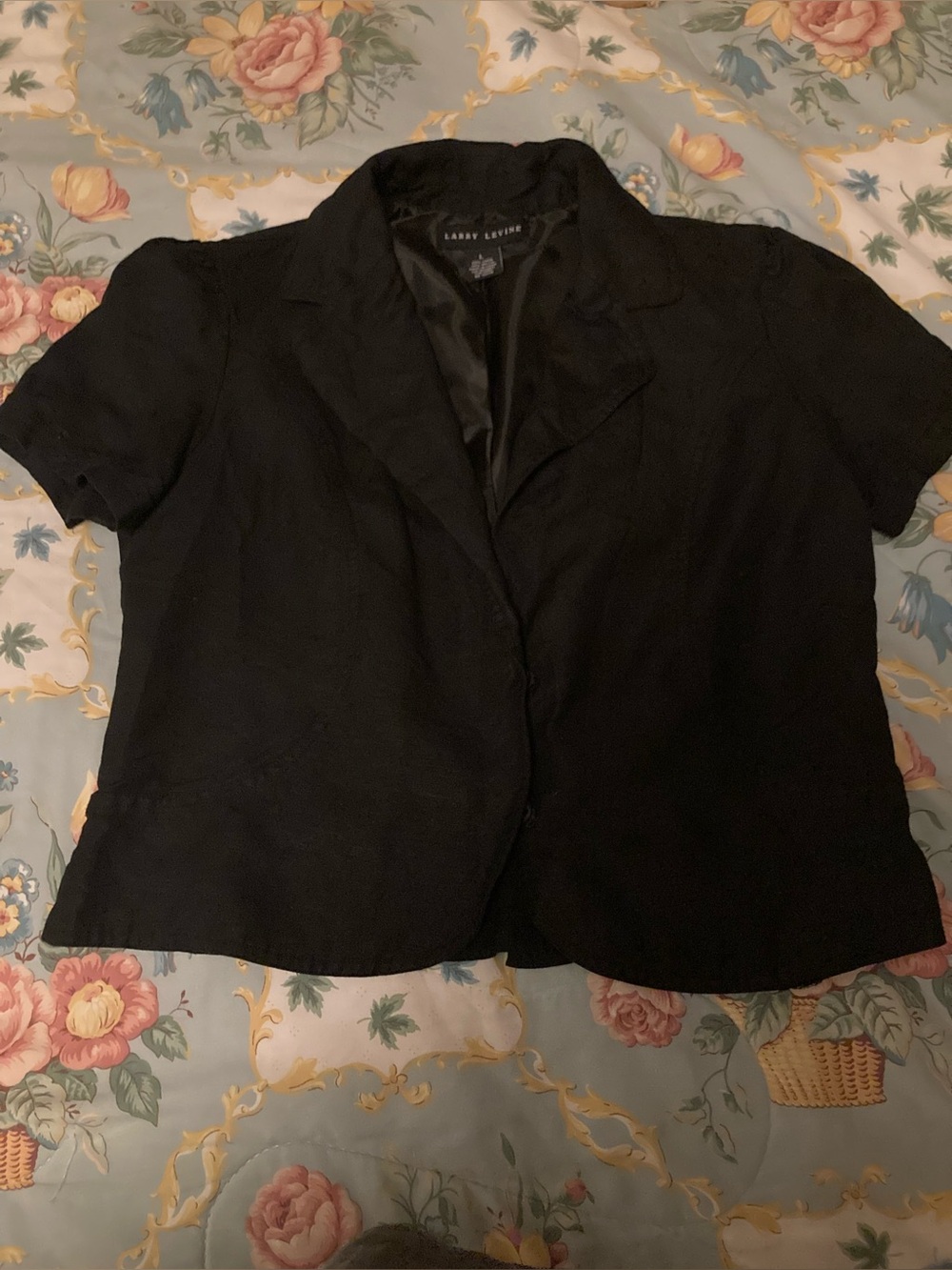 Short Sleeve Cropped Blazer